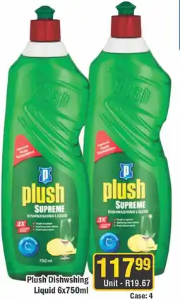 J&E Cash and Carry Plush Dishwashing Liquid offer