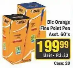 J&E Cash and Carry Bic Orange Fine Point Pen Assorted offer