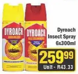 J&E Cash and Carry Dyroach Insect Spray offer