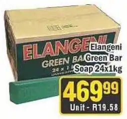 J&E Cash and Carry Elangeni Green Bar Soap offer