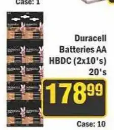 J&E Cash and Carry Duracell Batteries AA offer
