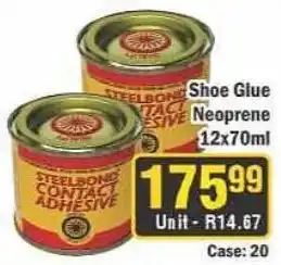 J&E Cash and Carry Shoe Glue Neoprene offer