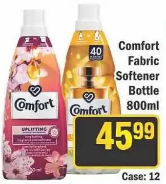 J&E Cash and Carry Comfort Fabric Softener Bottle offer