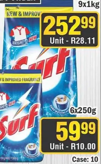 J&E Cash and Carry Surf Washing Powder offer