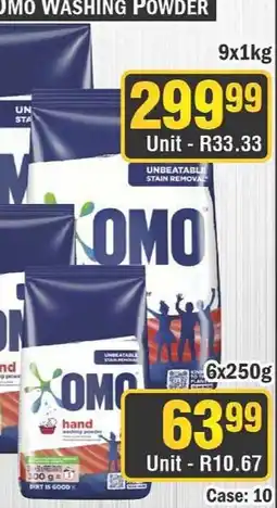 J&E Cash and Carry OMO WASHING POWDER offer