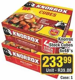 J&E Cash and Carry Knorrox Stock Cubes offer