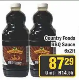 J&E Cash and Carry Country Foods BBQ Sauce offer