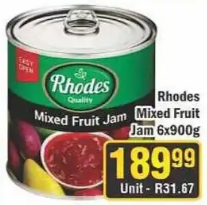 J&E Cash and Carry Rhodes Mixed Fruit Jam offer