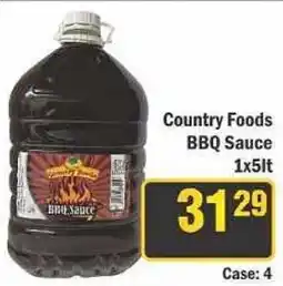 J&E Cash and Carry Country Foods BBQ Sauce offer