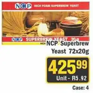 J&E Cash and Carry NCP Superbrew Yeast offer