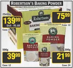 J&E Cash and Carry Robertson's Baking Powder offer