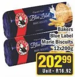 J&E Cash and Carry Bakers Blue Label Marie Biscuits offer