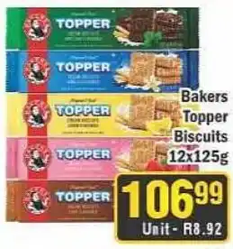 J&E Cash and Carry Bakers Topper Biscuits offer