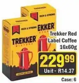 J&E Cash and Carry Trekker Red Label Coffee offer