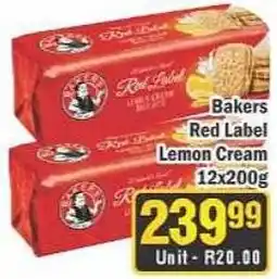 J&E Cash and Carry Bakers Red Label Lemon Cream offer