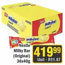 J&E Cash and Carry Nestle Milky Bar (Original) offer