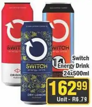 J&E Cash and Carry Switch Energy Drink offer