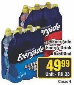 J&E Cash and Carry Energade Energy Drink offer