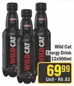 J&E Cash and Carry Wild Cat Energy Drink offer