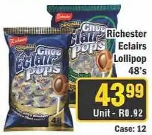J&E Cash and Carry Richester Eclairs Lollipop offer