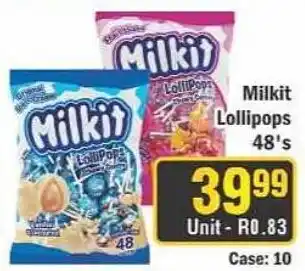 J&E Cash and Carry Milkit Lollipops offer