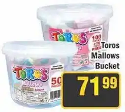 J&E Cash and Carry Toros Mallows Bucket offer