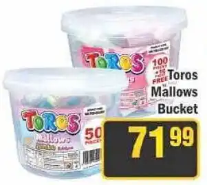 J&E Cash and Carry Toros Mallows Bucket offer