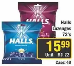 J&E Cash and Carry Halls Lozenges offer