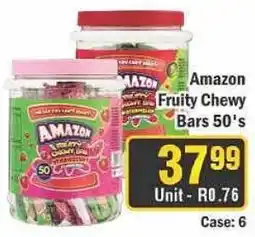 J&E Cash and Carry Amazon Fruity Chewy Bars 50's offer