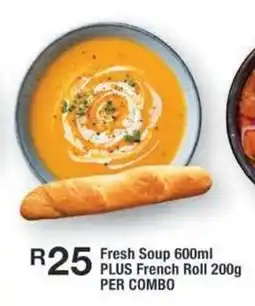 OK Foods Fresh Soup PLUS French Roll offer