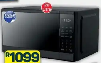 Pick n Pay Aim 20 Litre Black Mirror Finish Electronic Microwave Oven offer