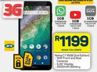 Pick n Pay Nokia C1 16GB offer