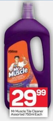 Pick n Pay Mr Muscle Tile Cleaner Assorted 750ml offer