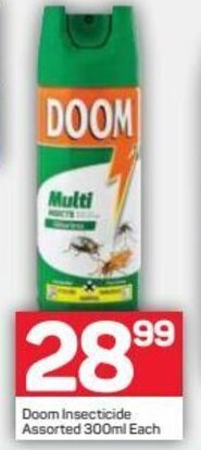 Pick n Pay Doom Insecticide Assorted 300ml offer
