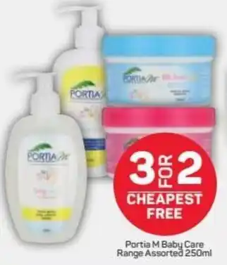 Pick n Pay Portia M Baby Care Range Assorted 250ml offer