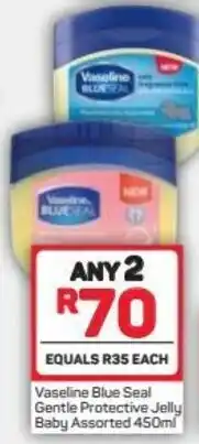 Pick n Pay Vaseline Blue Seal Gentle Protective Jelly Baby Assorted 450ml offer