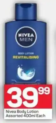 Pick n Pay Nivea Baby Lotion Assorted 400ml offer