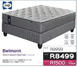 Sleepmasters Sealy Belmont 152cm Queen Bed Set offer
