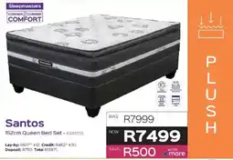 Sleepmasters Sleepmasters Santos 152cm Queen Bed Set offer