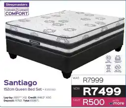 Sleepmasters Sleepmasters Santiago 152cm Queen Bed Set offer