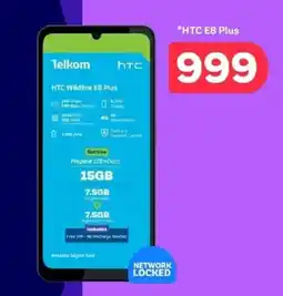 PEP HTC Wildfire E8 Plus offer