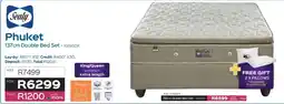 Sleepmasters Sealy Phuket 137cm Double Bed Set offer