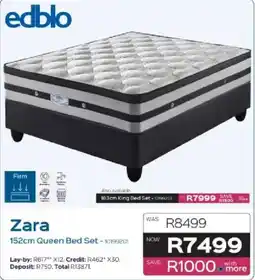 Sleepmasters Zara 152cm Queen Bed Set offer