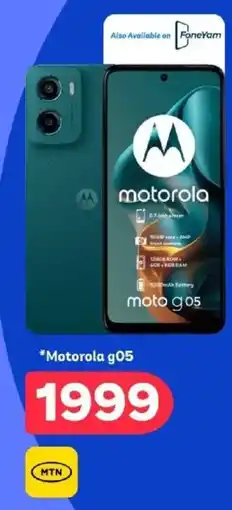 PEP motorola moto g05 offer