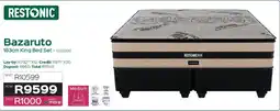Sleepmasters Restonic Bazaruto offer