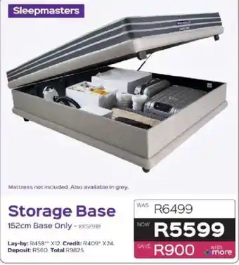 Sleepmasters Storage Base
