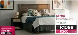 Sleepmasters Senna Brown Headboard offer