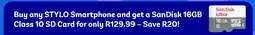 PEP STYLO Smartphone offer