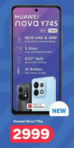 PEP Huawei Nova Y74s offer