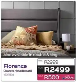 Sleepmasters Florence Queen Headboard offer